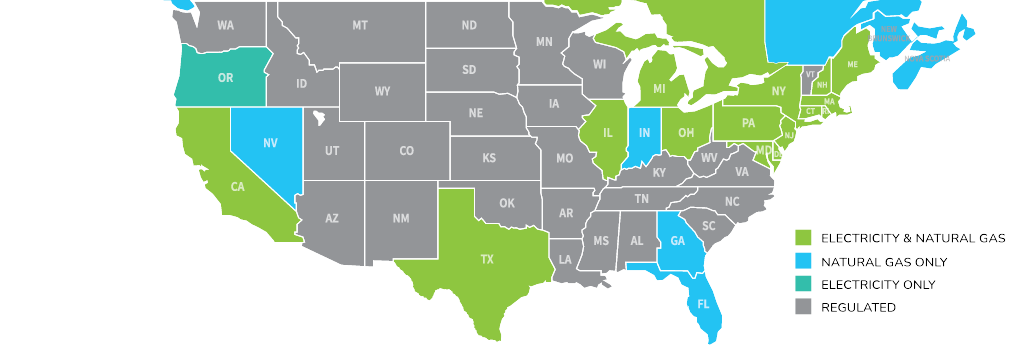 Deregulated Energy Map